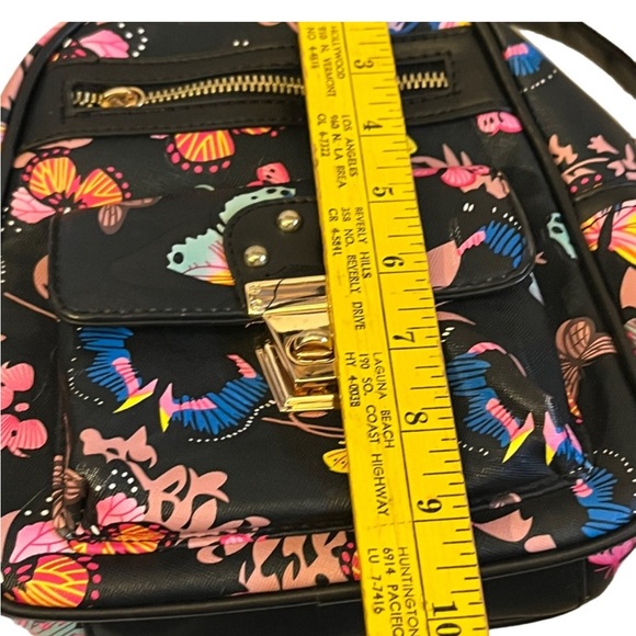 Floral Mini Purse Backpack and Wallet - Picture 3 of 6